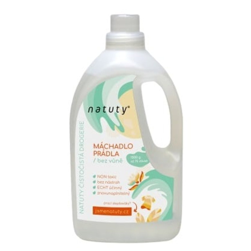Natuty Máchadlo prádla bez vůně (1,5 kg)