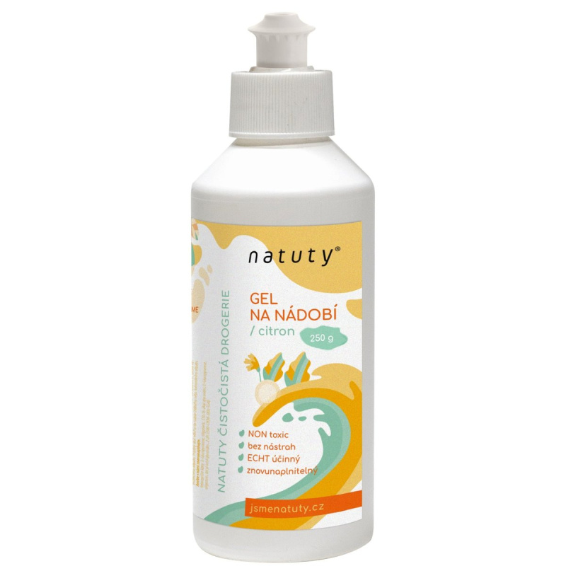 Natuty Gel na nádobí citron