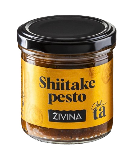 Živina Pesto Shiitake s intenzivní umami chutí, 140 g