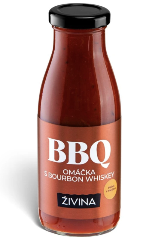 Živina BBQ omáčka pálivá s medem s Bourbon Whiskey 270 g