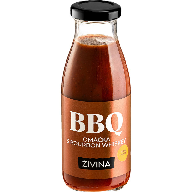 Živina BBQ omáčka pálivá s medem s Bourbon Whiskey 270 g