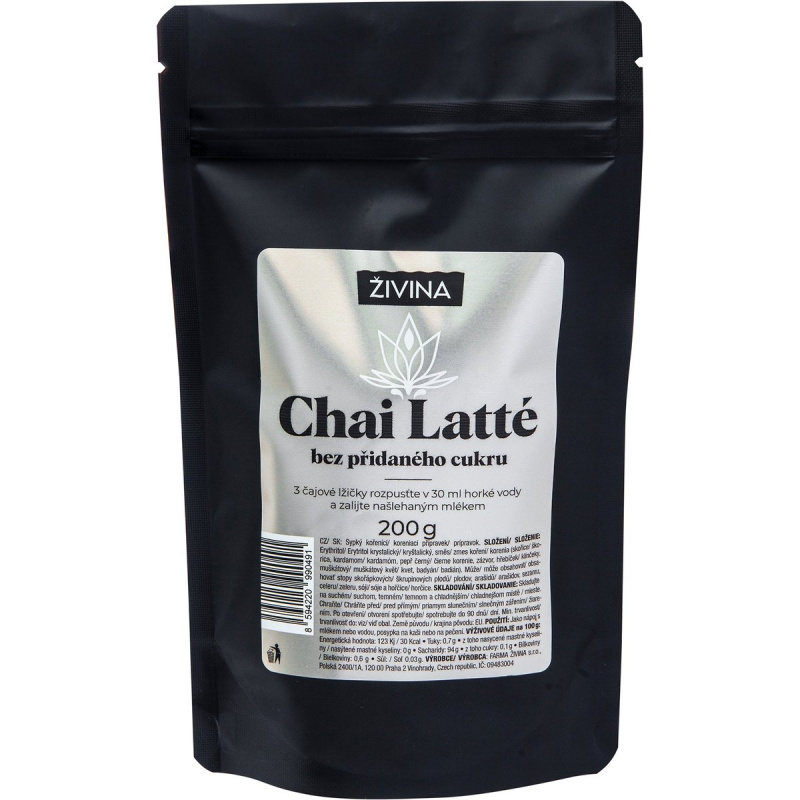 Živina Chai Latté směs bez přidaného cukru