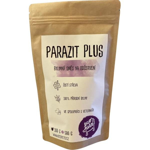 Ecopets Parazit PLUS 100 g (přírodní odčervovadlo ze směsi bylinek)