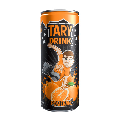 TARY DRINK s příchutí pomeranče, 250 ml