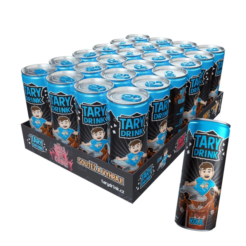 TARY DRINK s příchutí koly, 250 ml