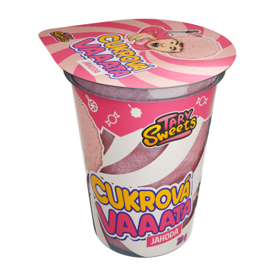 Tary Sweets - Cukrová vata Jahoda