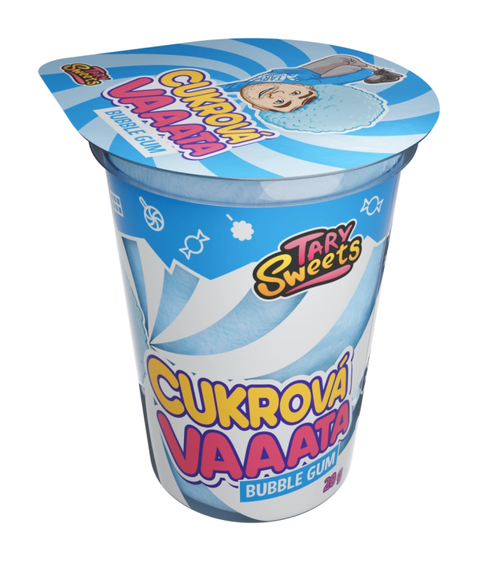 Tary Sweets - Cukrová vata Bubble Gum