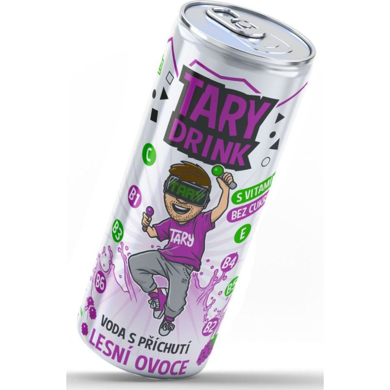 Perlivá voda s příchutí lesního ovoce Tary Drink 0,25 l