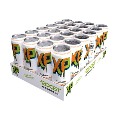 Energetický nápoj XP Boost Cyber Peach 0,5 l