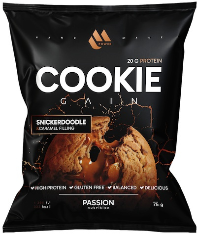 Passion Nutrition MPower Cookie Gain 75 g - Kešu, kokos, mandle/kokosová náplň