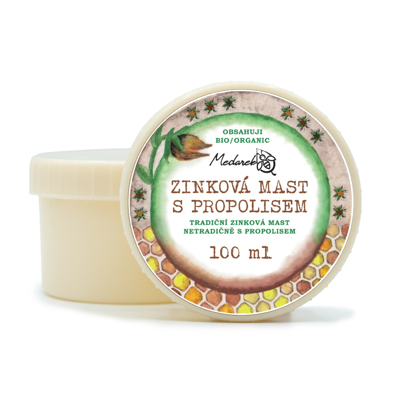 Medárek Medarek Zinková mast s propolisem Objem:: 100 ml