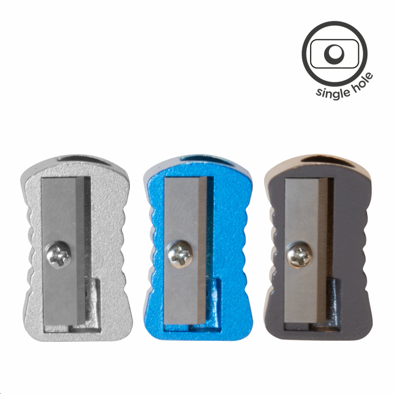 Ořezávátko Spoko Solid jednoduché, kovové - mix barev