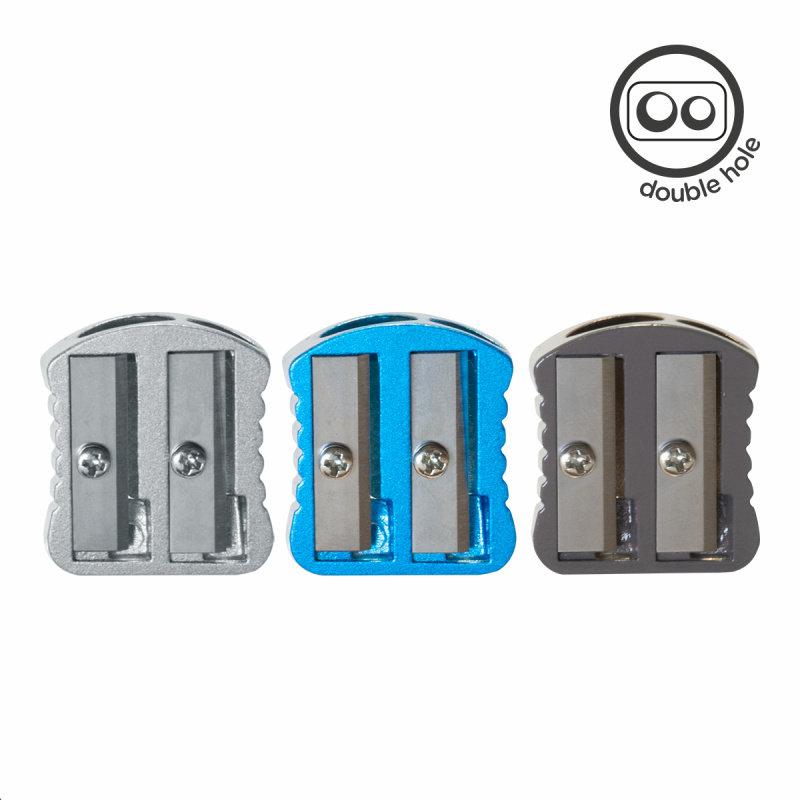 Ořezávátko Spoko Solid Duo dvojité, kovové - mix barev