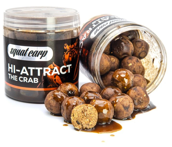 Squat carp boilies v dipu hi-attract the crab 220 g - 24 mm