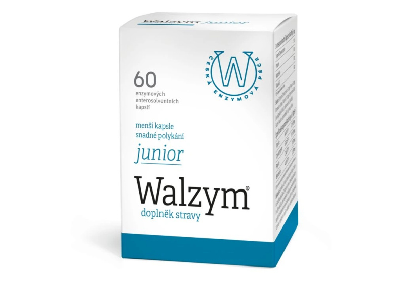 Walzym Junior enzymové kapsle 60 kapslí