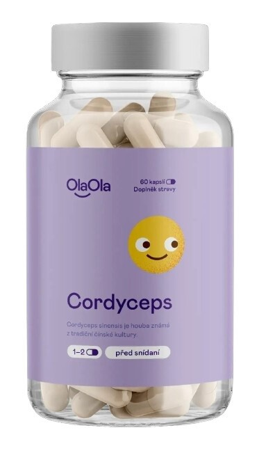 OlaOla Cordyceps podporující kondici 60 kapslí