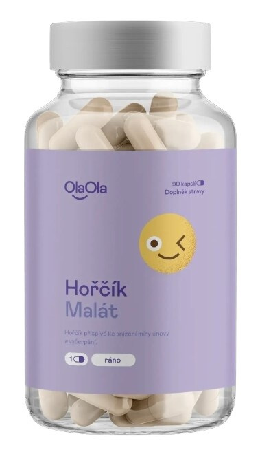 OlaOla Hořčík podporující energii 90 kapslí
