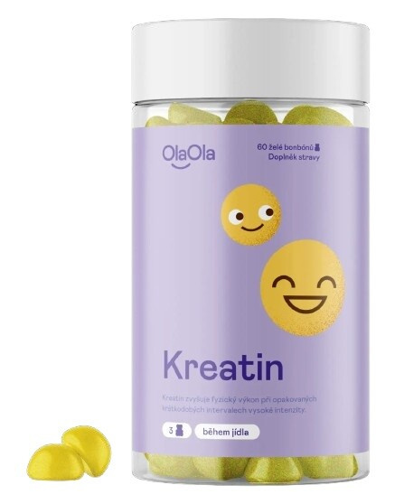 OlaOla Želé kreatin podporující výkonnost 60 bonbonů