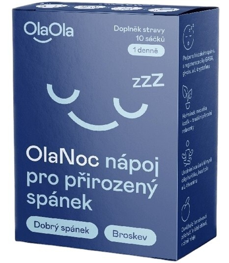 OlaOla OlaNoc nápoj pro přirozený spánek 10 sáčků