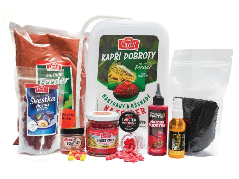 Chytil kbelík nástrah a návnad na feeder 02