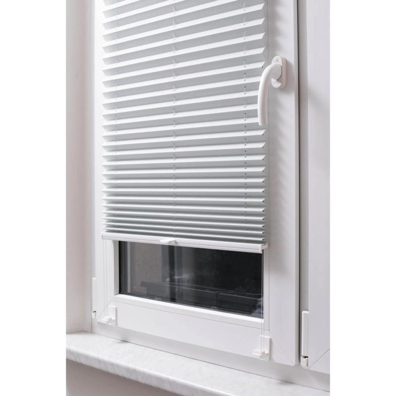 STUZA Plisé roleta EasyFix, bílá, 75 x 230 cm