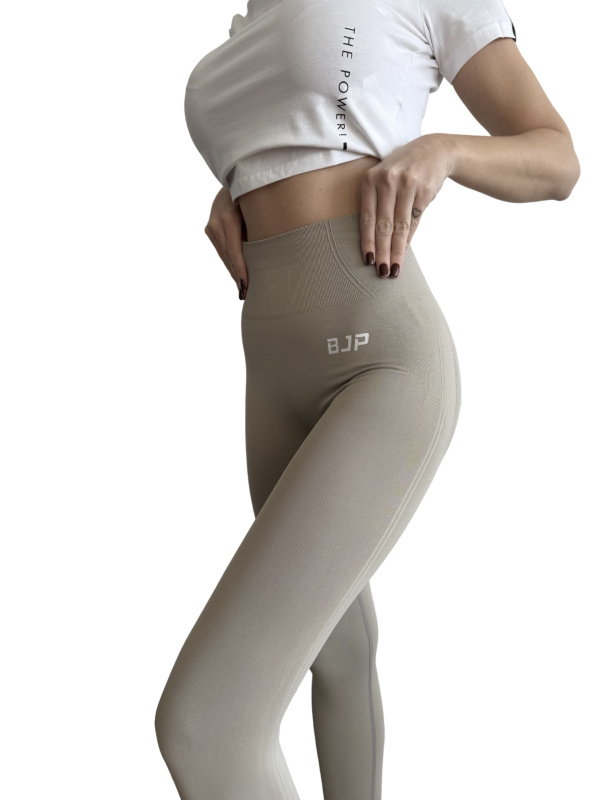BJP Women Active Wear Legíny, béžová Velikost: S