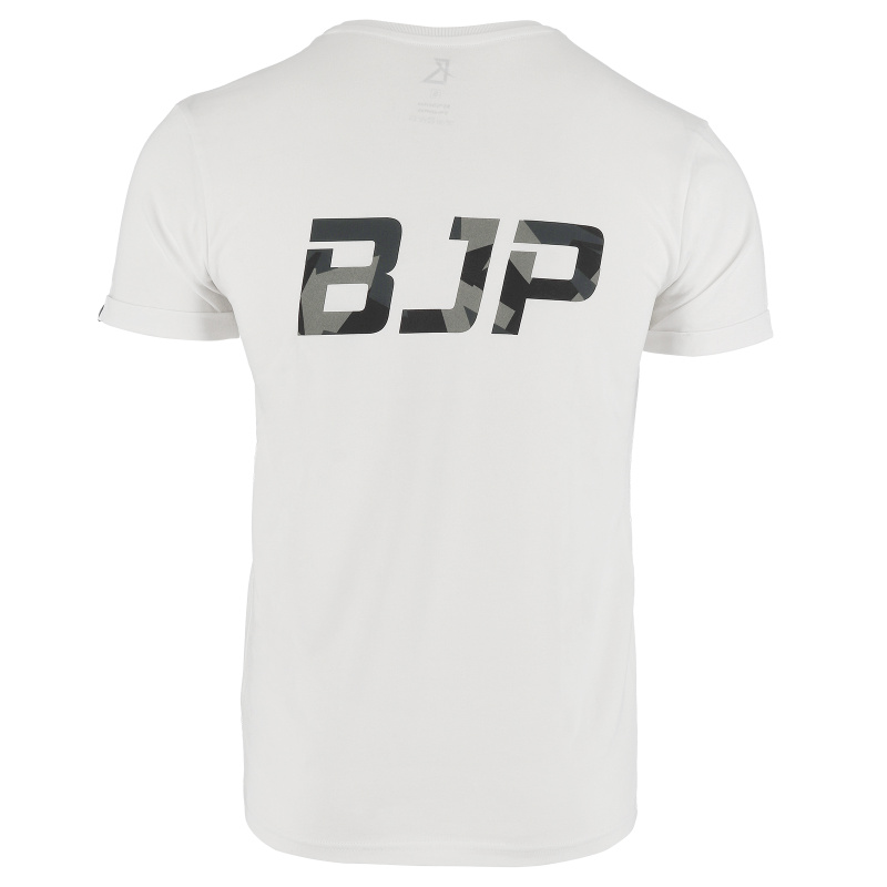 BJP Tričko s logem Camo White/Grey Velikost: M