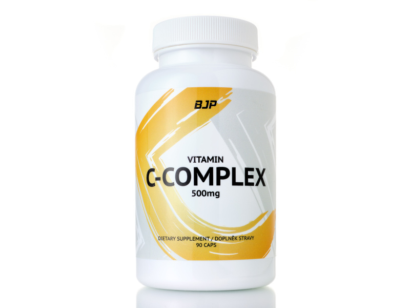 BJP Organic Vitamin C Complex 500 mg, 90 rostlinných kapslí
