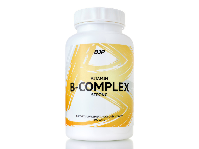 BJP Bioactive B-Vitamins Strong, 100 rostlinných kapslí