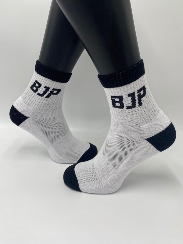 Ponožky BJP white/black Velikost: S/M