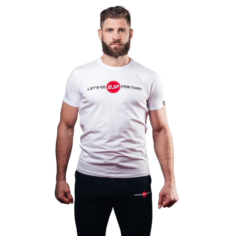 BJP Tričko Fight Edition - Let's go for that, bílé Velikost: XL