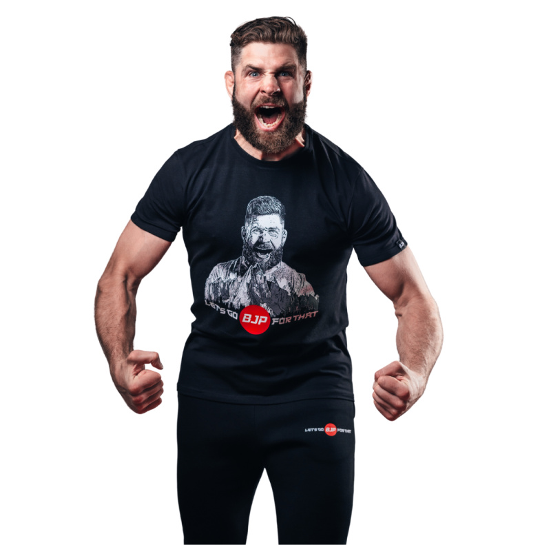 BJP Tričko Fight Edition - Warrior Spirit, černé Velikost: L