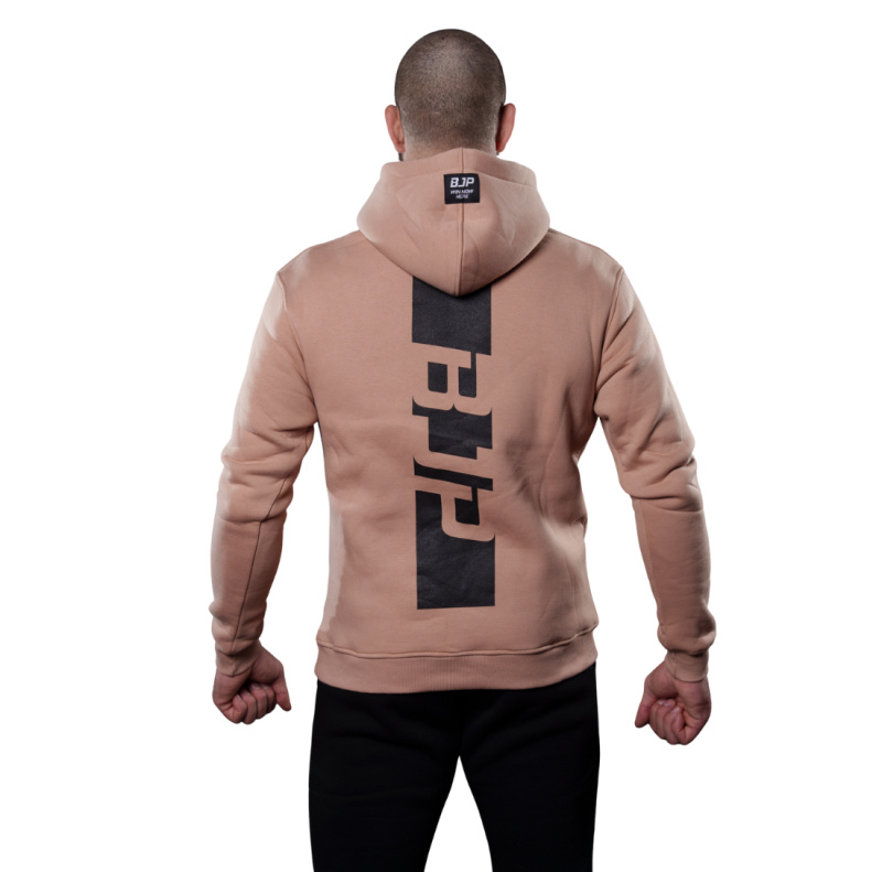 BJP Hoodie Vertical, sand Velikost: 3XL