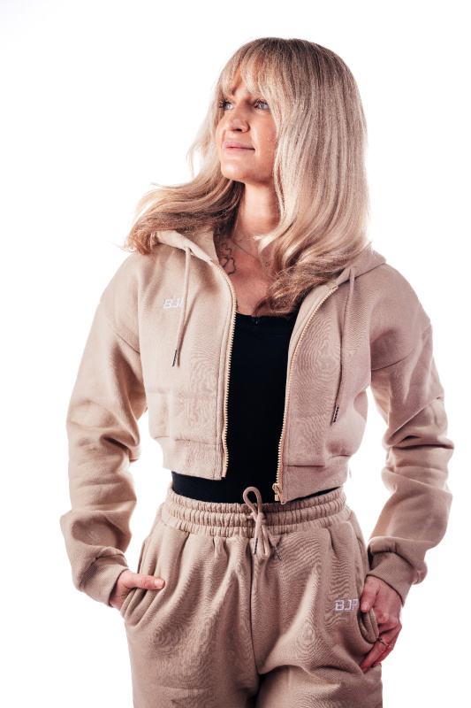 BJP Dámská Mikina Core, béžová Velikost: M