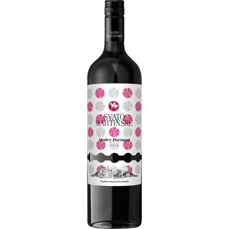 Vinařství Hraniční Zámeček Svatomartinské Modrý Portugal