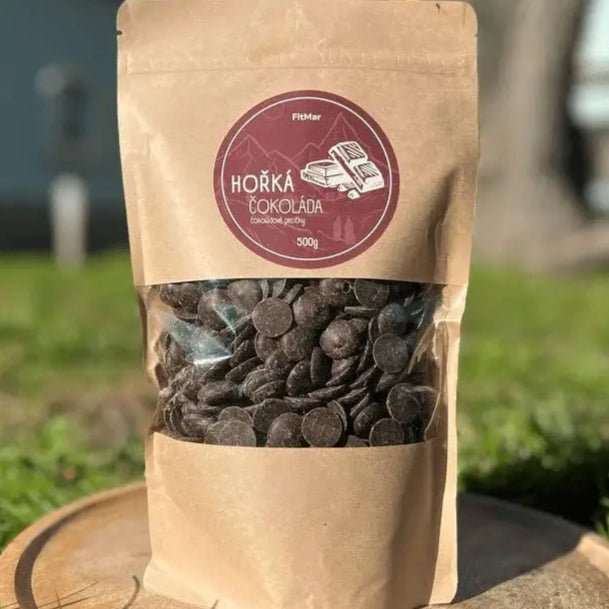 FitMar Čokoládové pecičky - hořká čokoláda