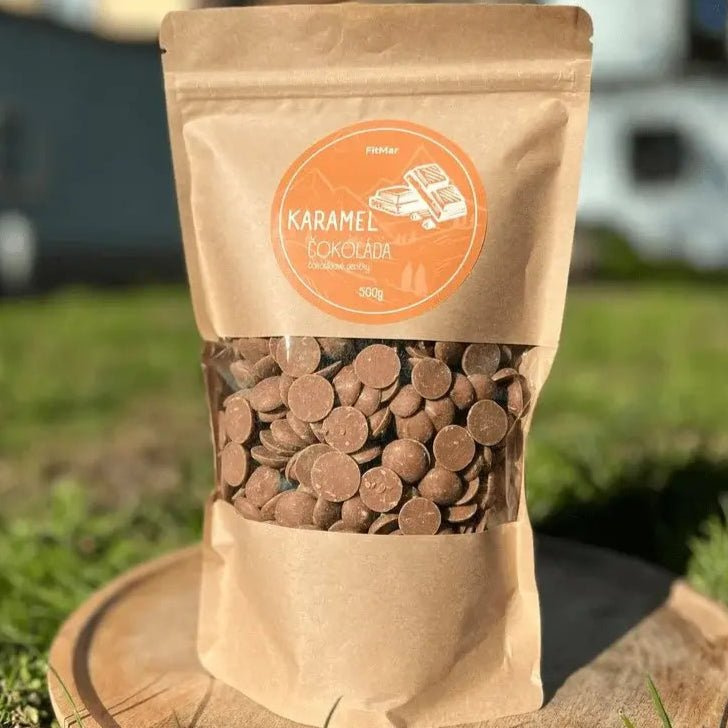 FitMar Čokoládové pecičky - karamelová čokoláda