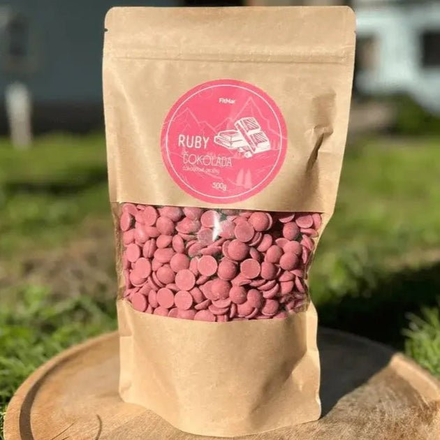 FitMar Čokoládové pecičky - ruby čokoláda