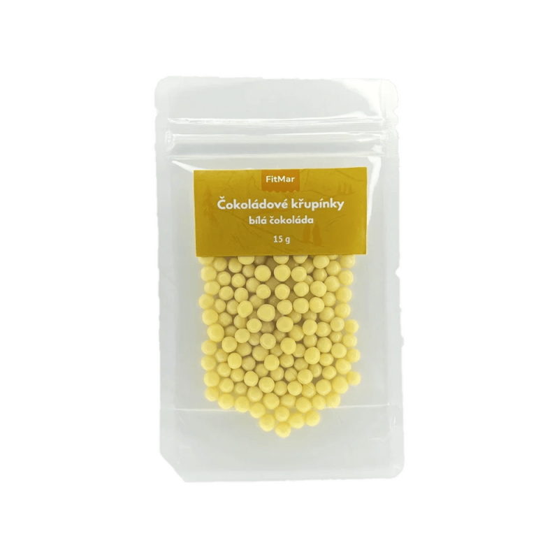 Křupinky do krému - bílá čokoláda 15g