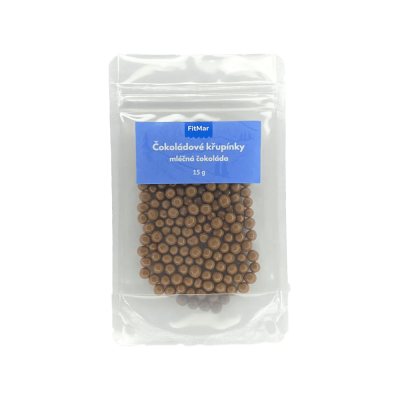 Křupinky do krému - mléčná čokoláda 15g