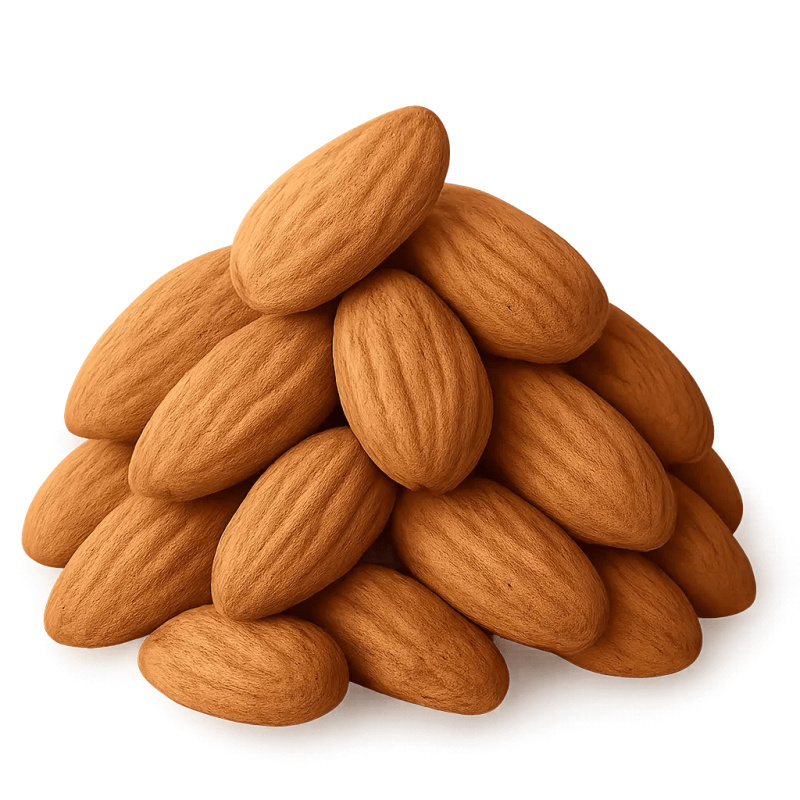 Mandle natural neloupané