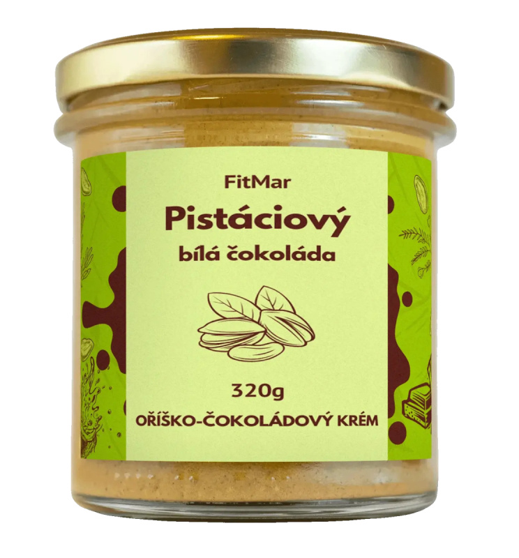 Pistáciový krém s bílou čokoládou
