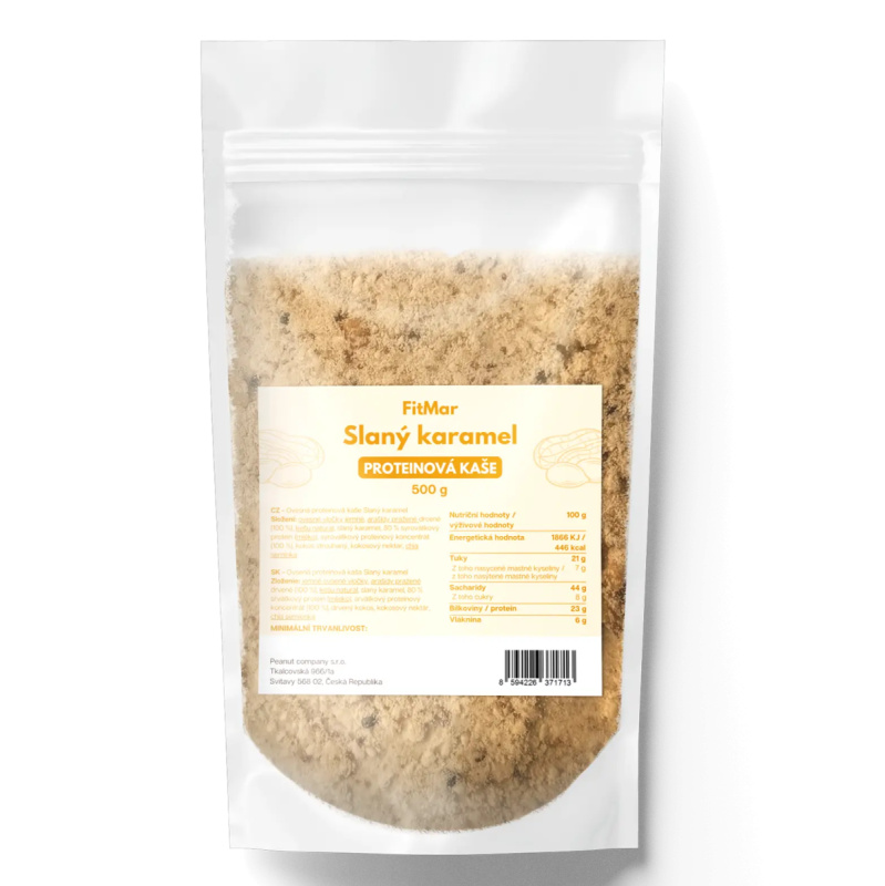 FitMar Proteinová ovesná kaše Slaný karamel 500 g