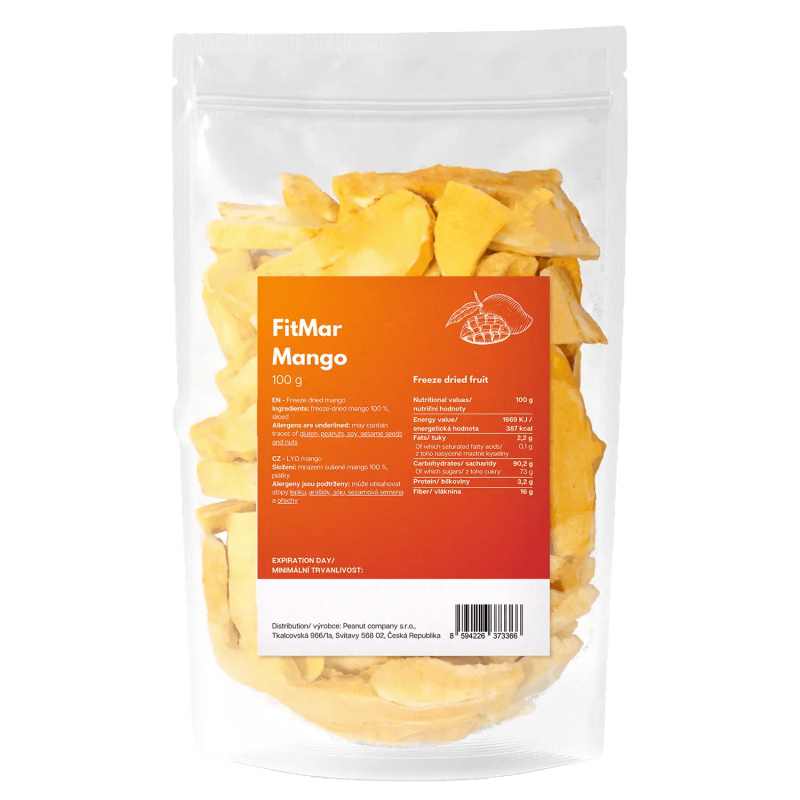 Mango lyofilizované 100g