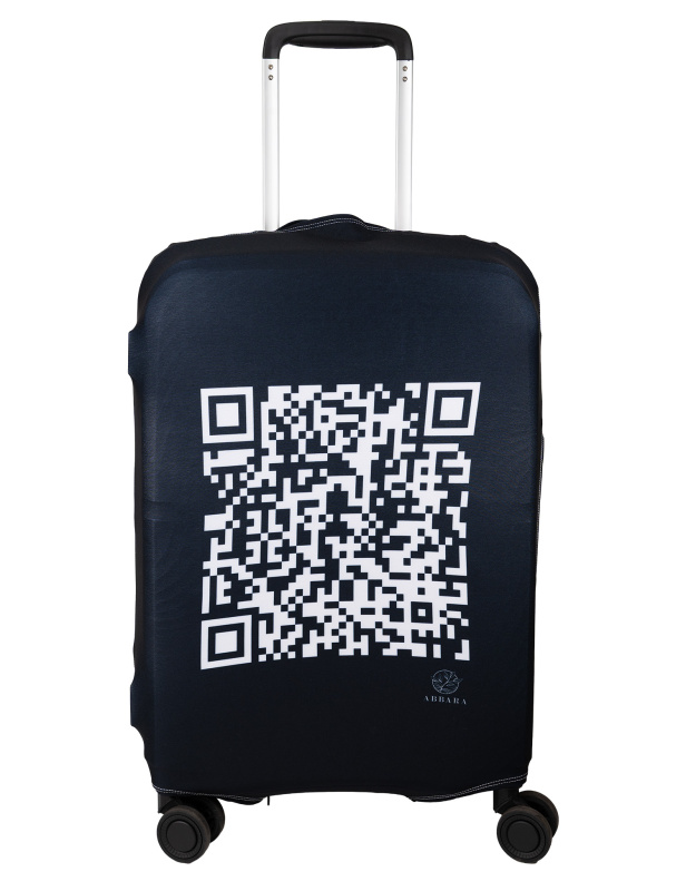Elastický obal na kufr - QR kód - Abbara Velikost: M