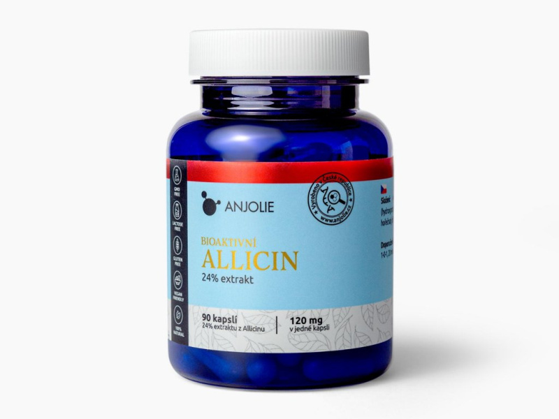Anjolie Allicin 24 % extrakt, 90 kapslí