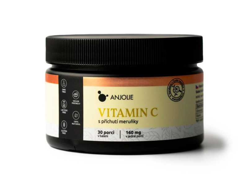 Anjolie Vitamín C s příchutí meruňka, 75g