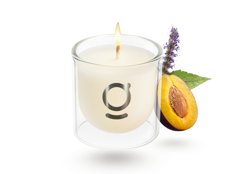 goda Grud švestka & pačule sójová svíčka 200 g