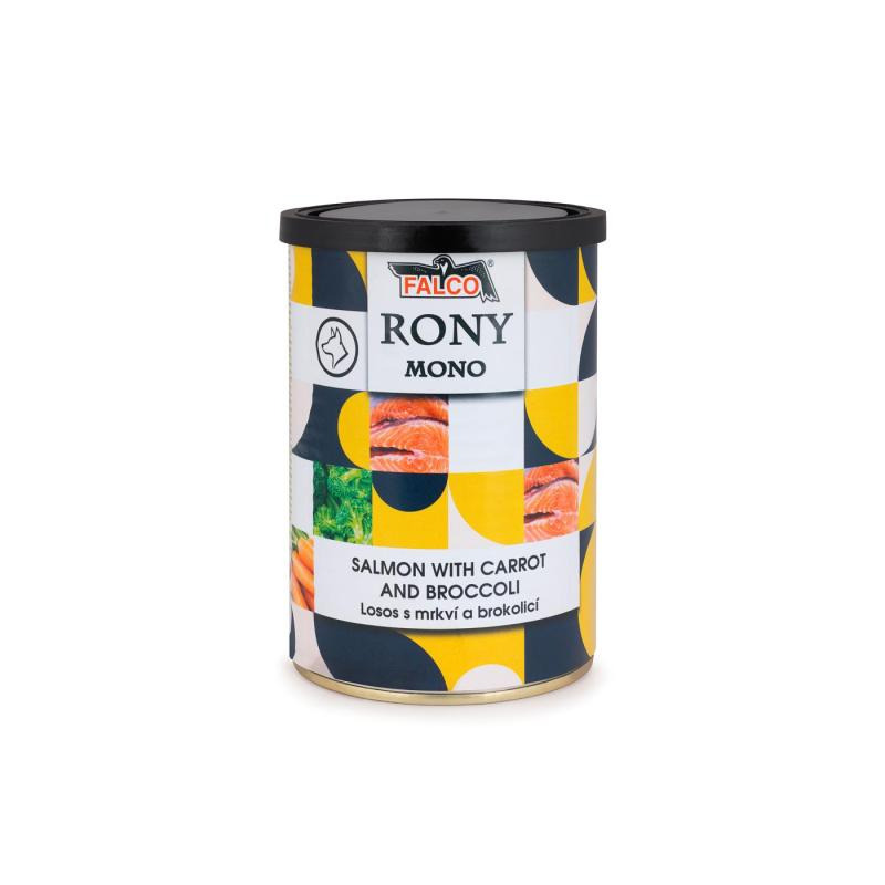 Falco RONY MONO losos s mrkví a brokolicí 400g
