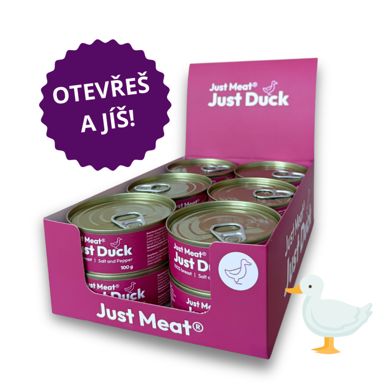 Just Meat Kachní prsa 12x100 g